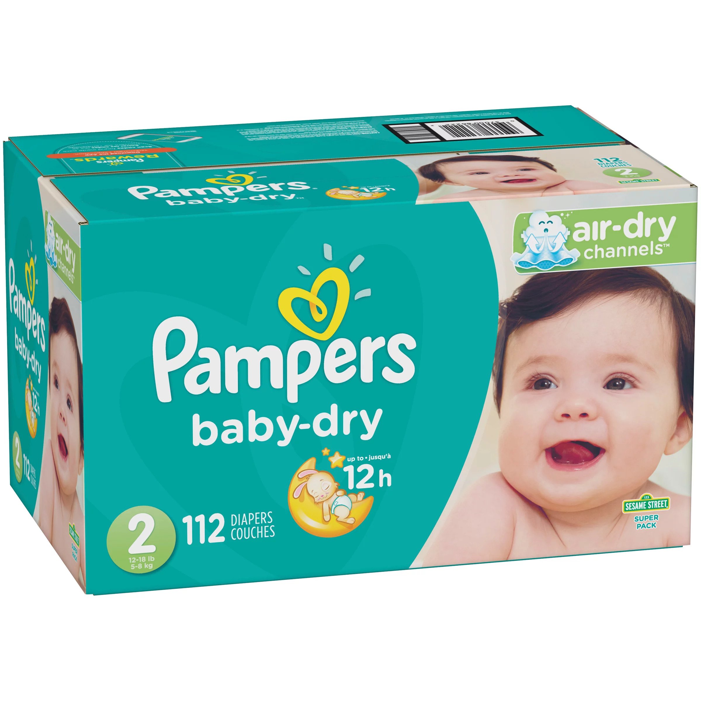 Pampers Baby Dry Diapers Size 3 Super Pack 112 Count, Shop