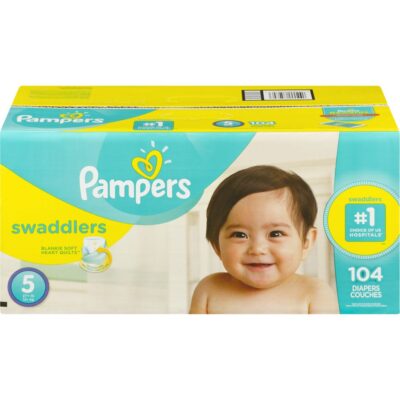 Pampers Swaddlers - Size 5 - 104 Count - 5 - Like New