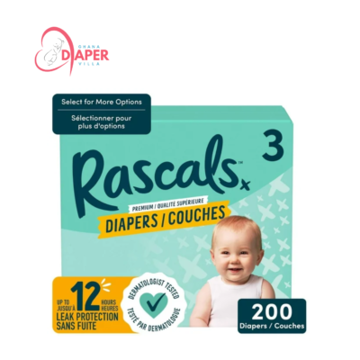Rascals Diapers Size 3 - 200 count