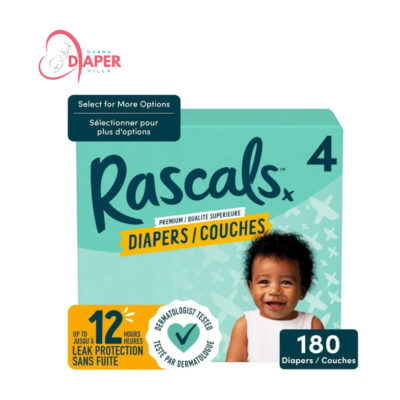 Rascals Diapers Size 4 - 180 count